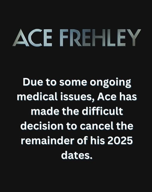 Message from Ace Frehley