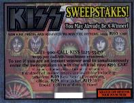 Sweepstakes ticket